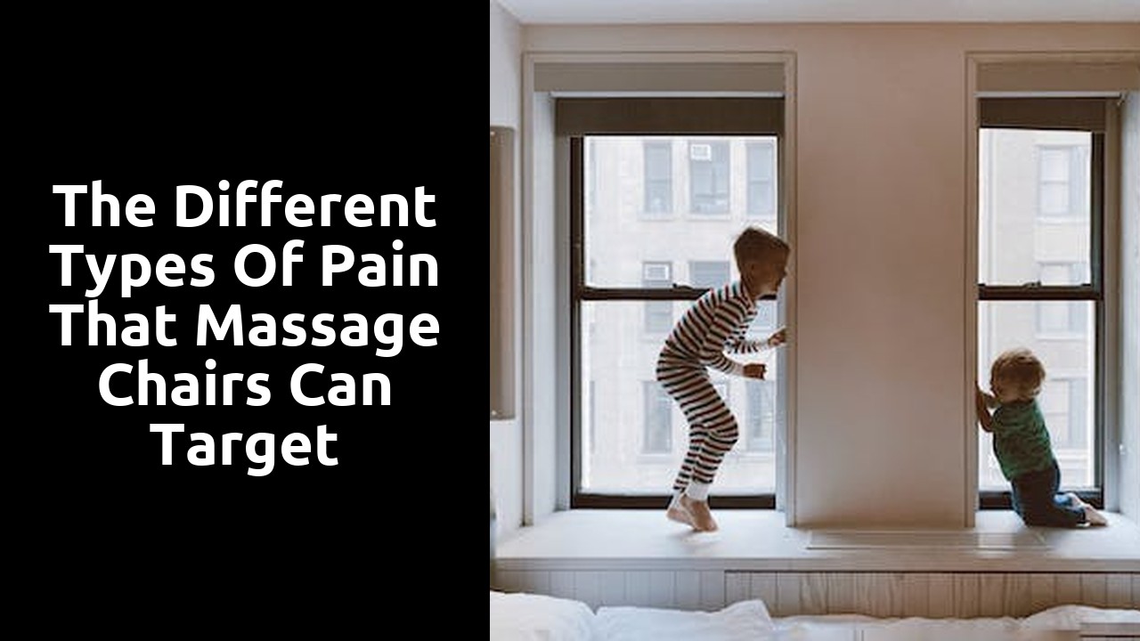 The Different Types of Pain That Massage Chairs Can Target